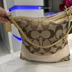 Coach Brown and Tan Women's Bag GUC